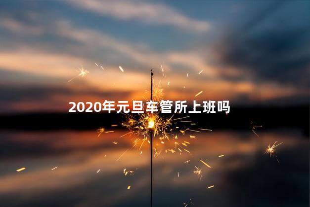 2023年元旦车管所上班吗 元旦可以说新年快乐吗