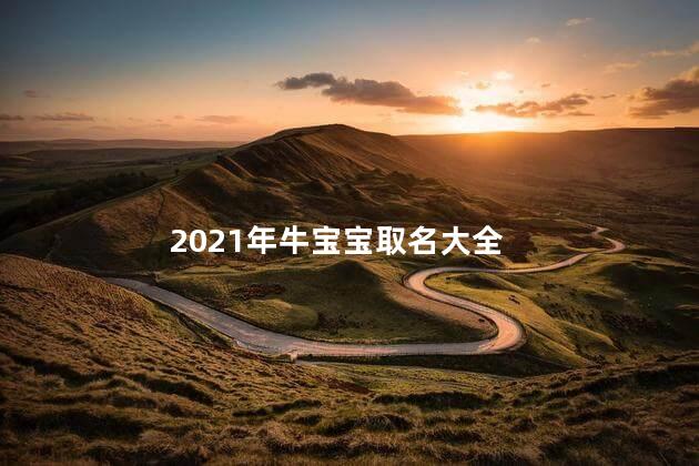 2021年牛宝宝取名大全