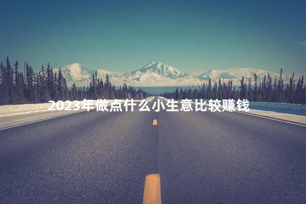 2023年做点什么小生意比较赚钱