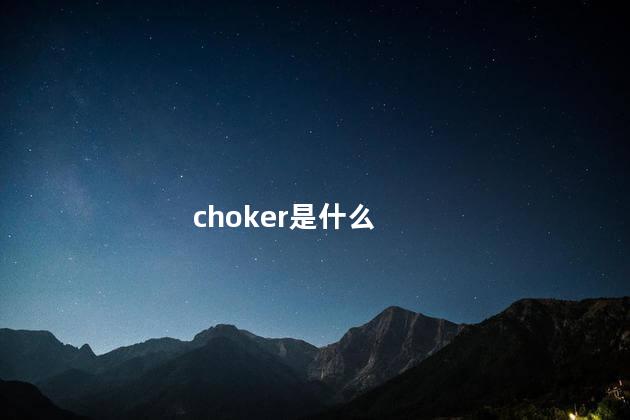 choker是什么