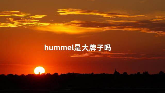 hummel是大牌子吗 hummel是什么档次