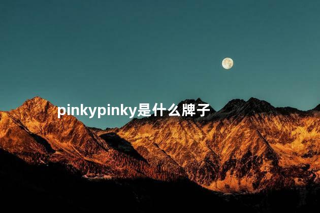 pinkypinky是什么牌子 pink和pinky的区别