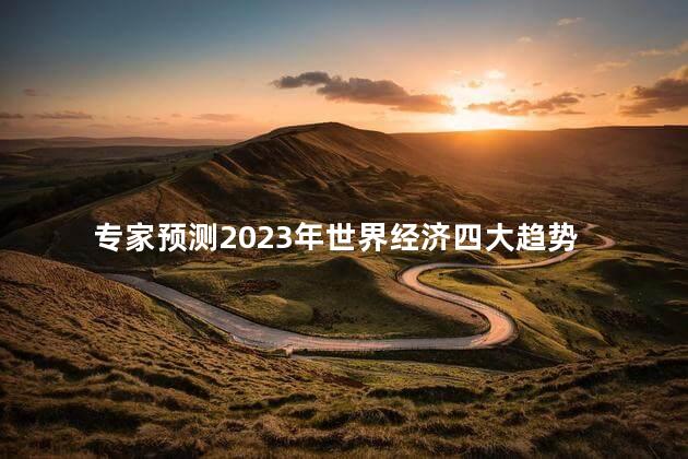 专家预测2023年世界经济四大趋势