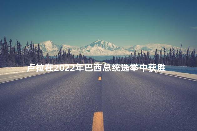 卢拉在2022年巴西总统选举中获胜