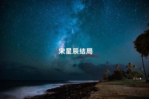 宋星辰结局，宋家最后大结局