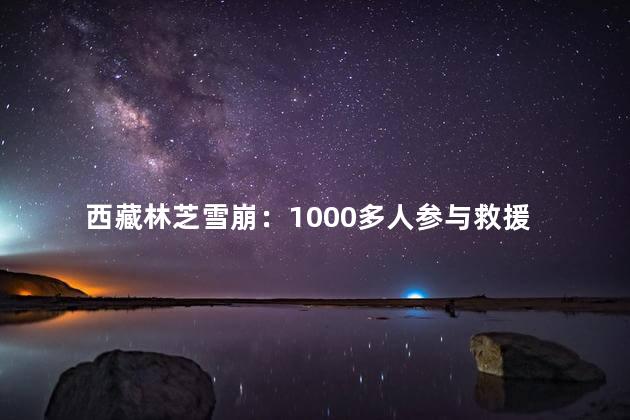 西藏林芝雪崩：1000多人参与救援